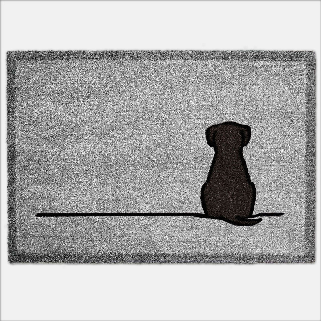 Sitting Dog Doormat Large 60x90cm
