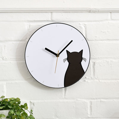 Sitting Cat Wall Clock