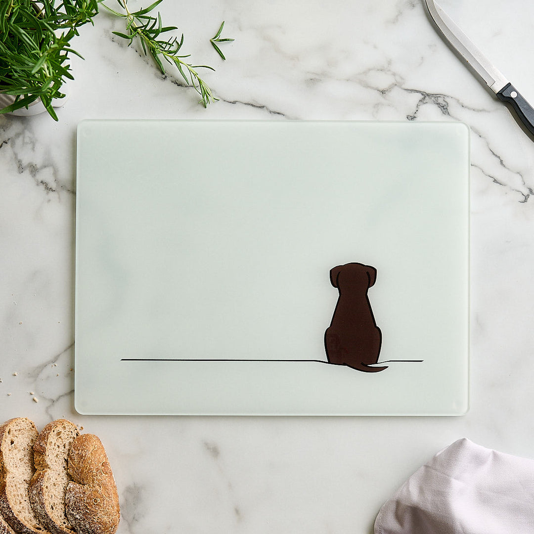 Sitting Dog Glass Worktop Saver