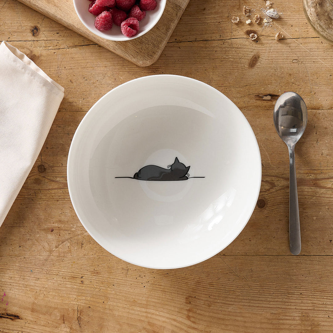 Sleeping Cat Pasta Bowl