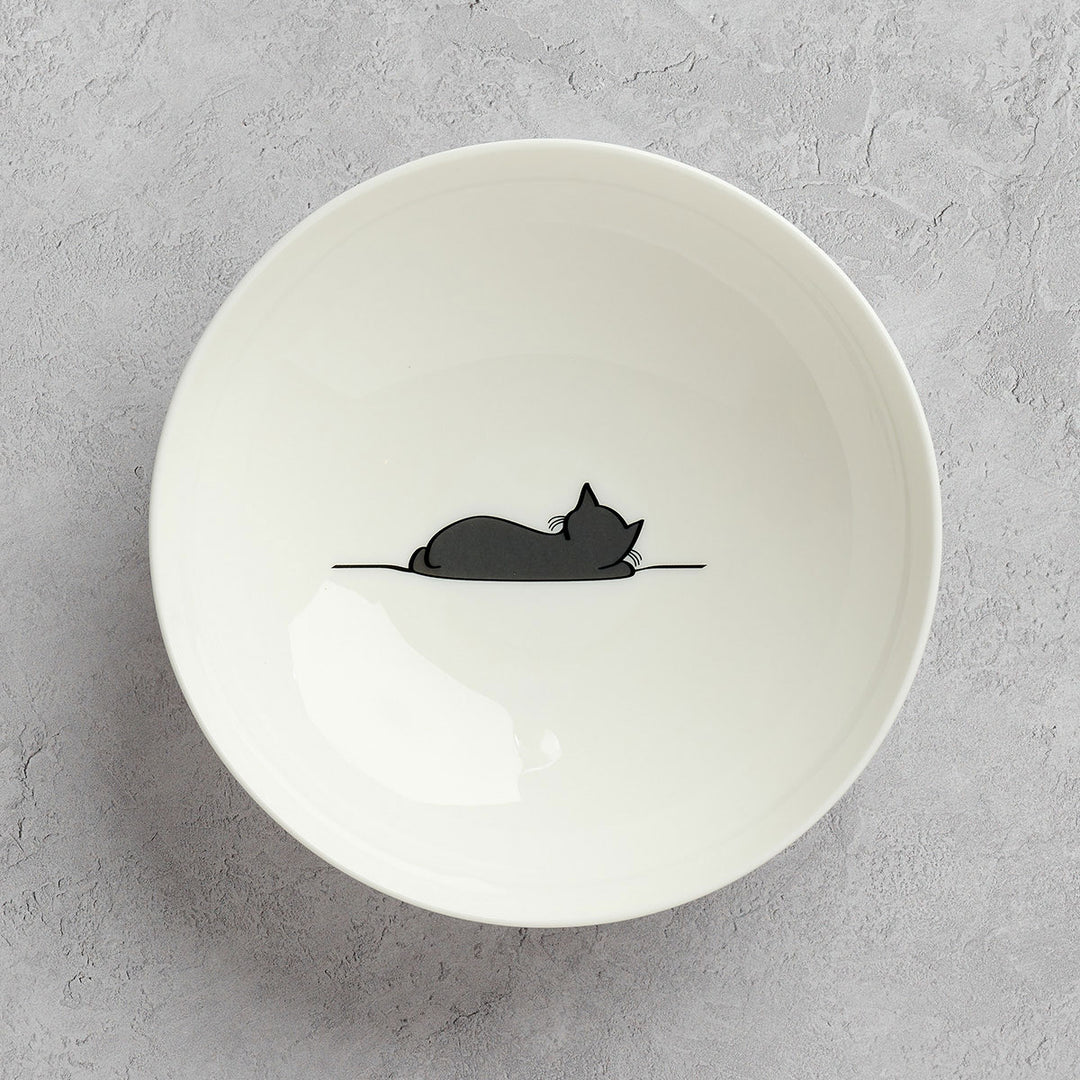 Sleeping Cat Pasta Bowl