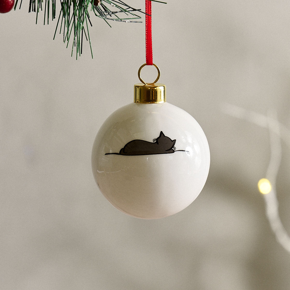 Sleeping Cat Bauble