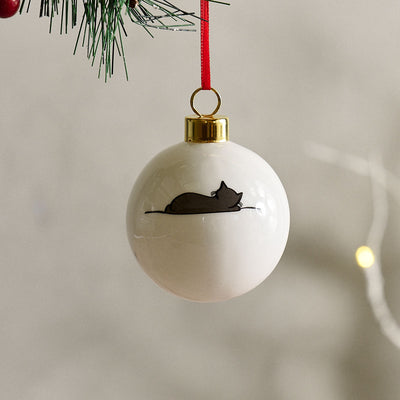 Sleeping Cat Bauble