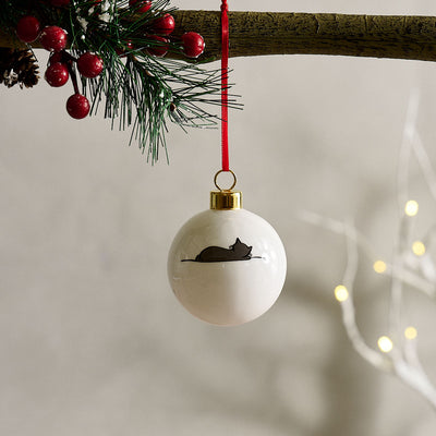 Sleeping Cat Bauble
