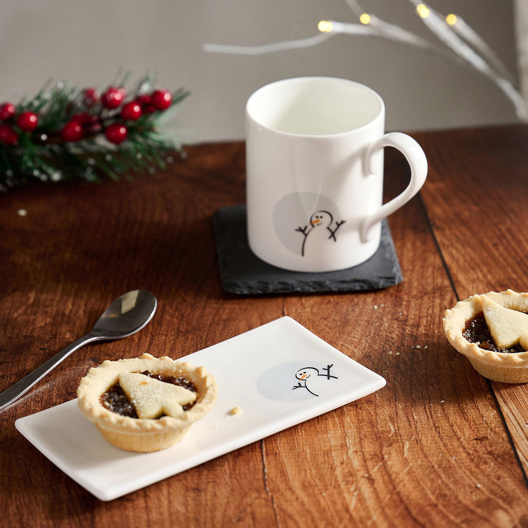 Snowman Mug and Mini Tray