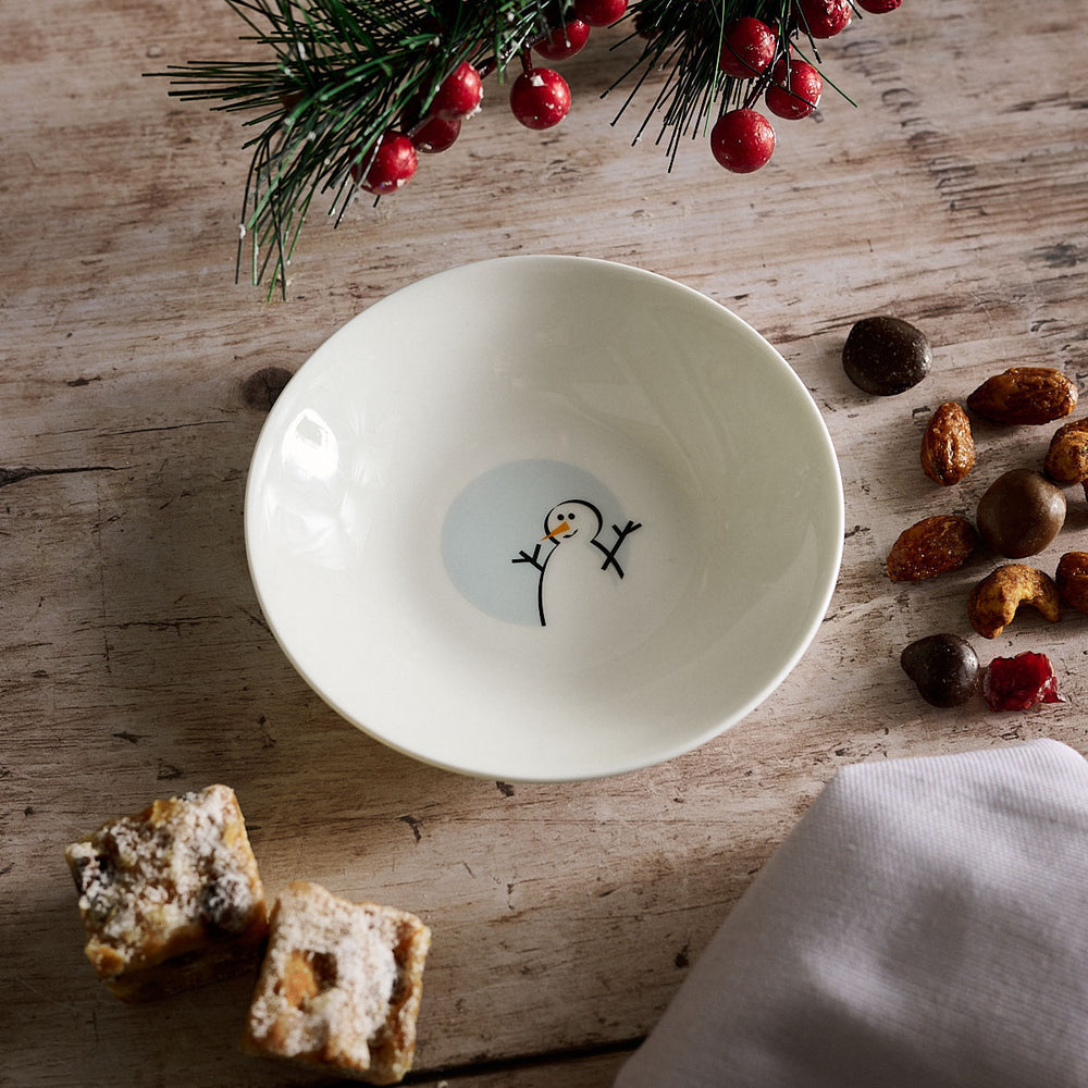 Snowman Nibble Dish
