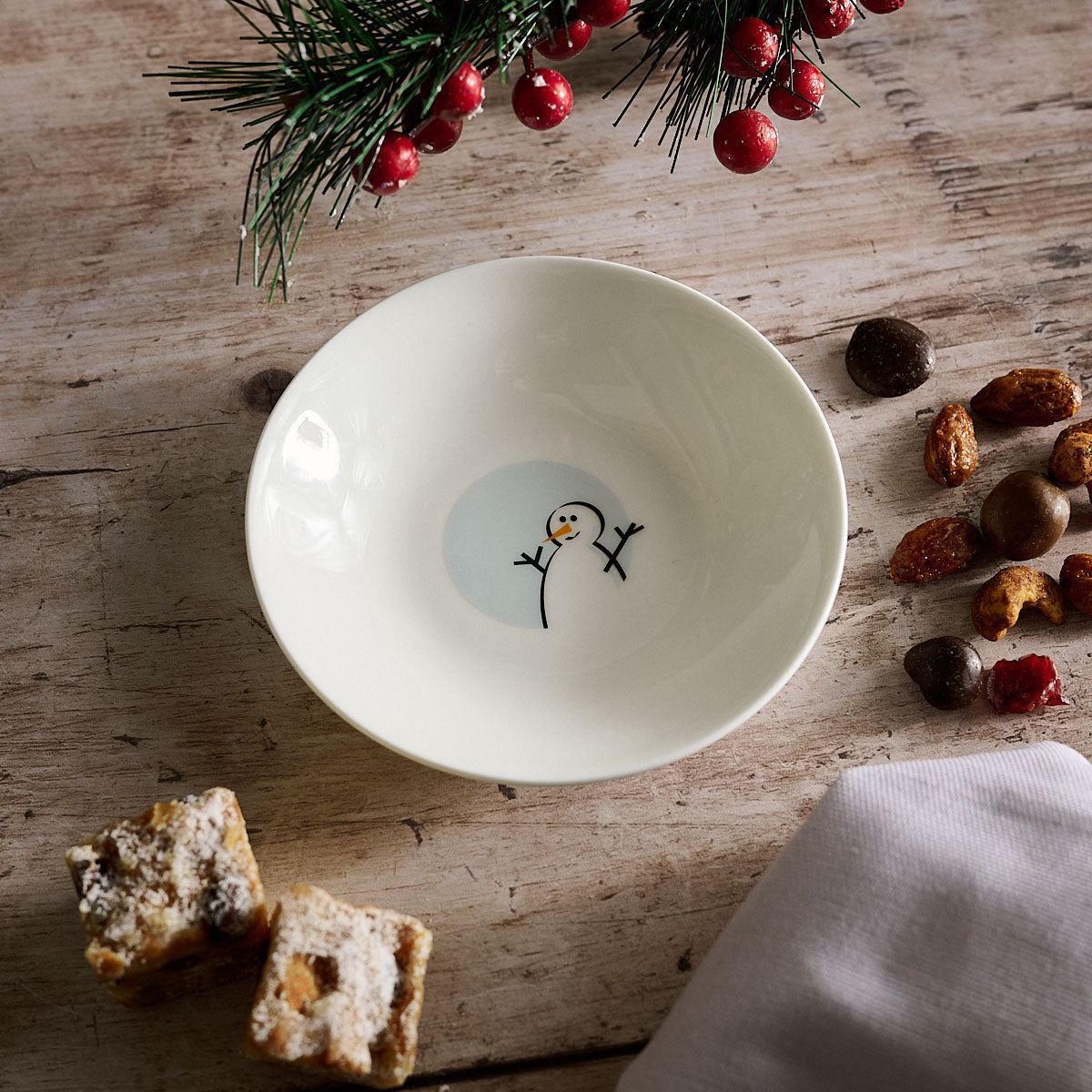Snowman Nibble Dish