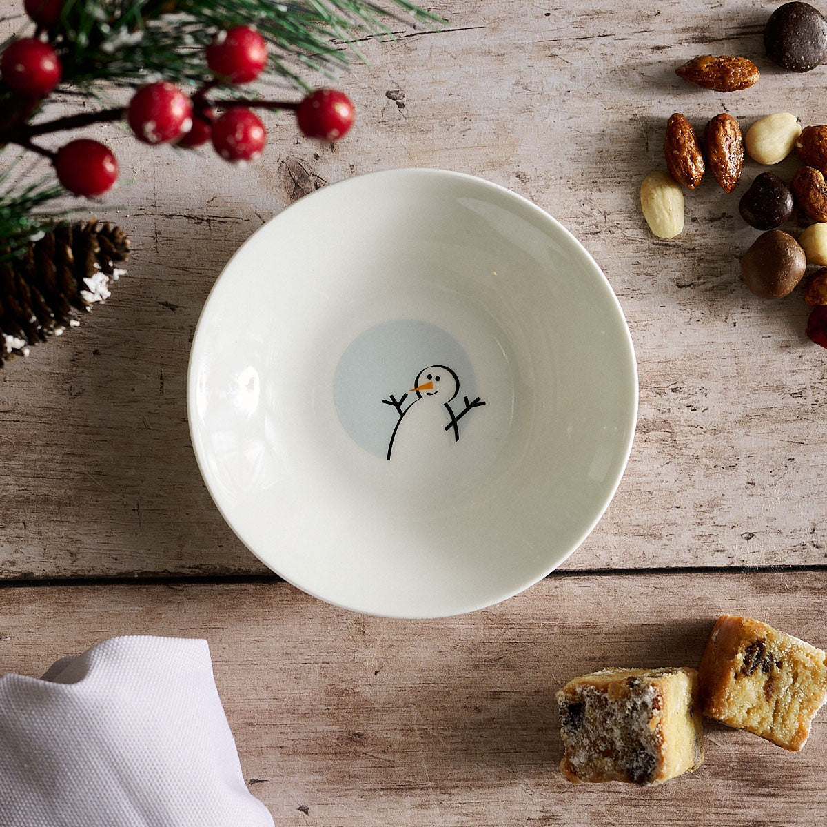 Snowman Nibble Dish