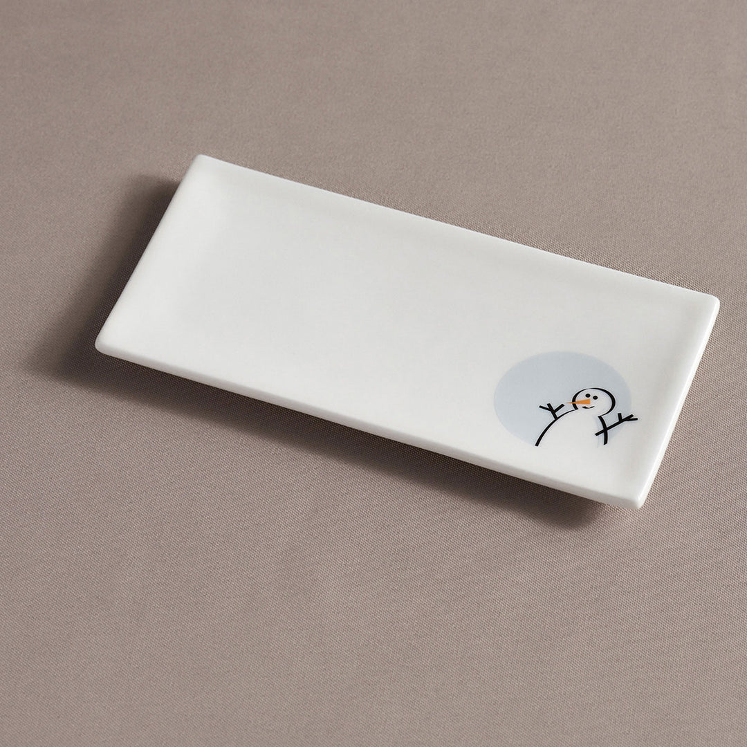 Snowman in the Window Mini Tray