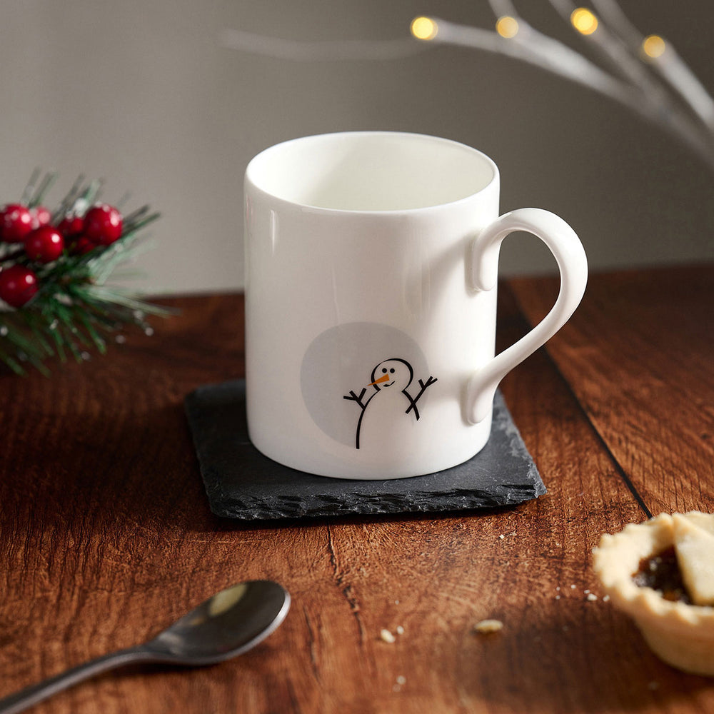 Snowman in the Window Mug