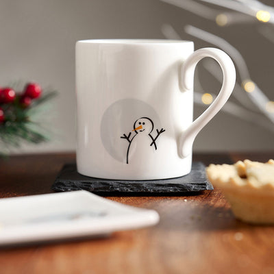 Snowman in the Window Mug
