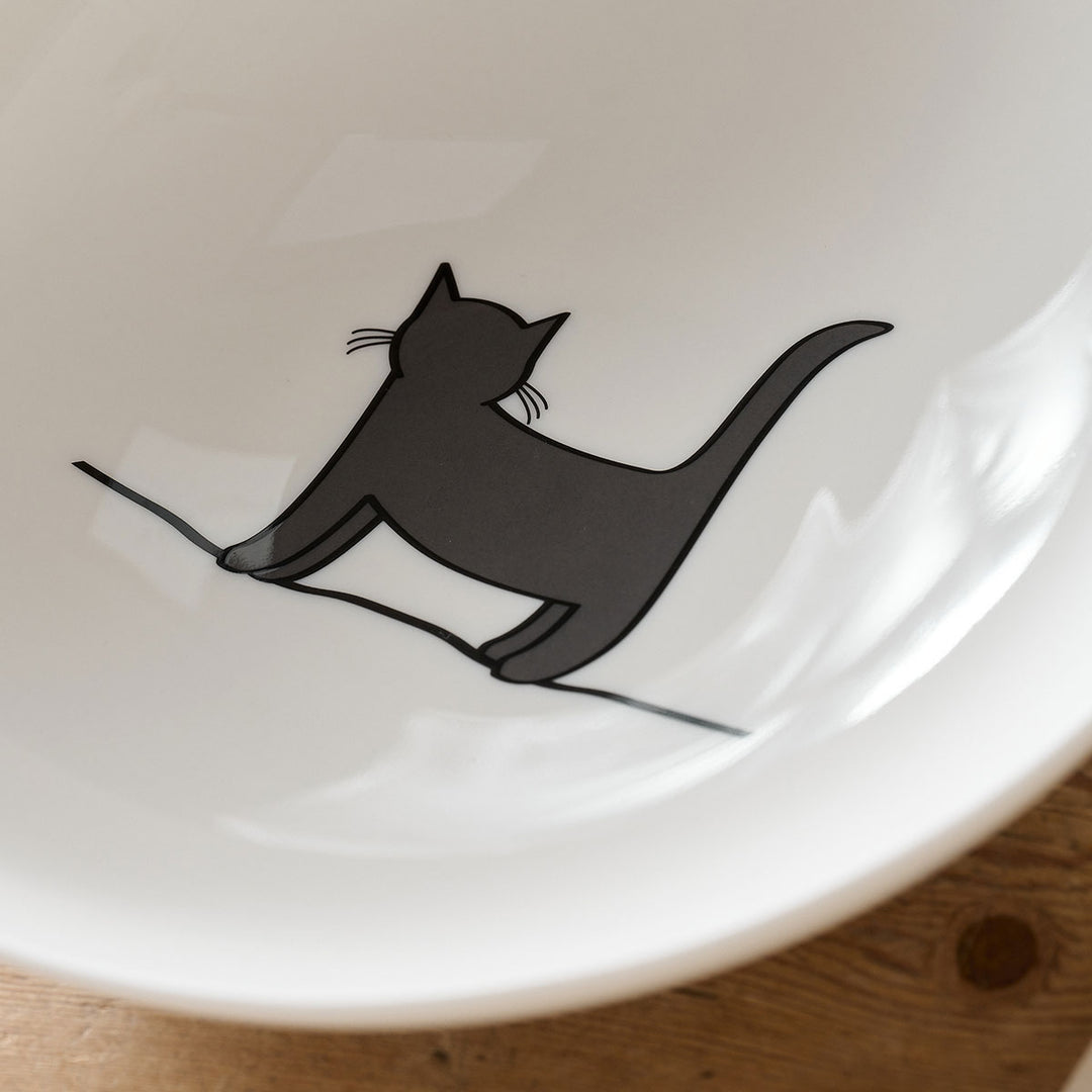 Standing Cat Pasta Bowl