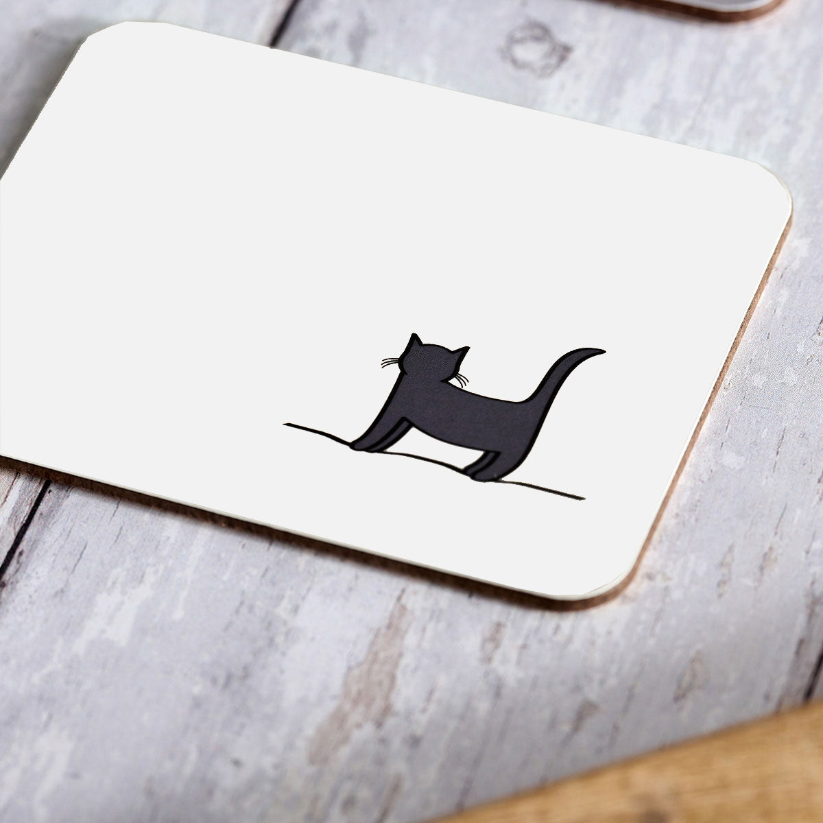 Standing Cat Coaster close up