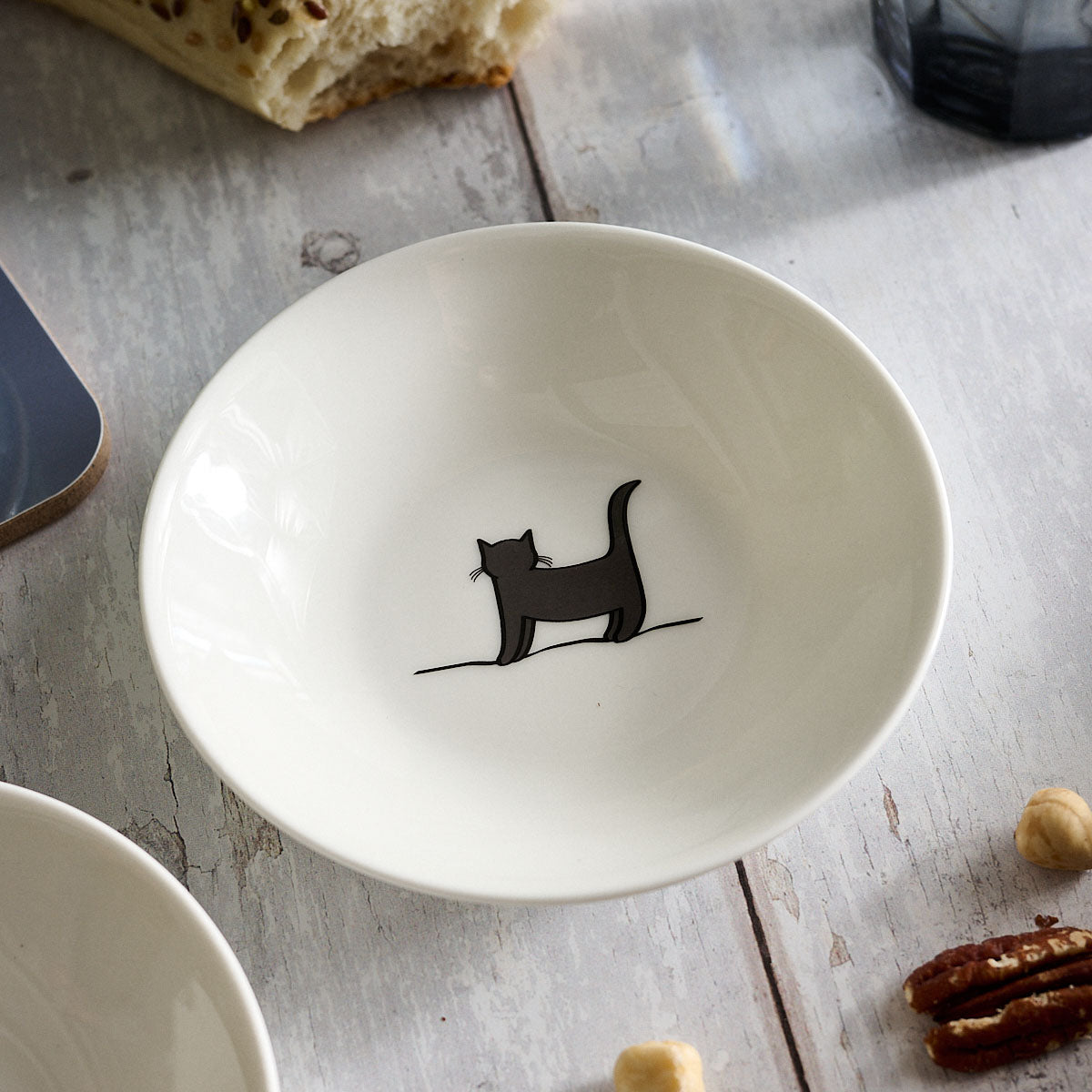 Standing Cat Nibble Dish