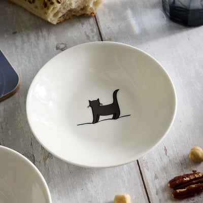 Standing Cat Nibble Dish