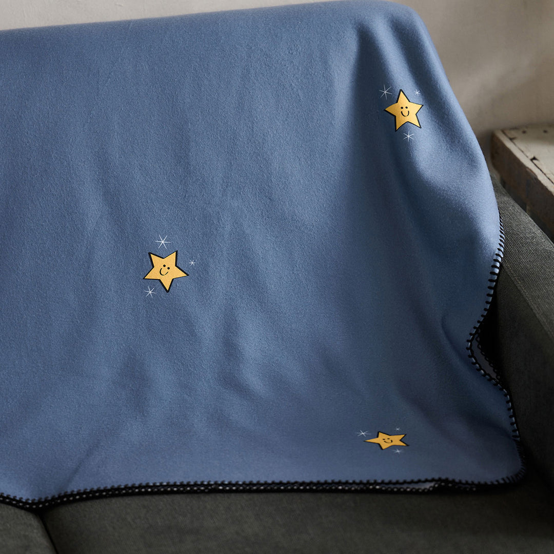 Star Blanket on sofa