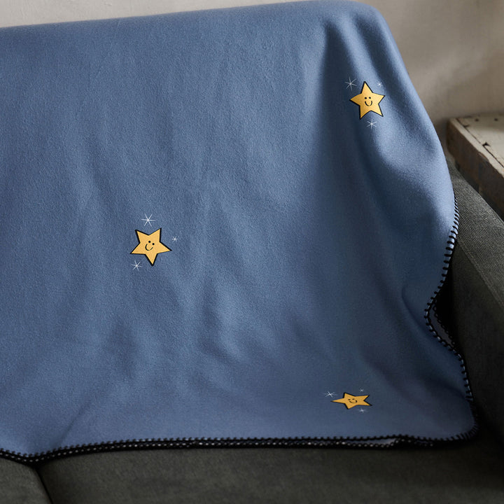 Star Blanket on sofa