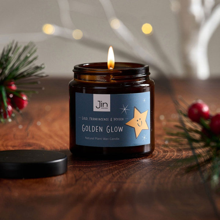 Star Candle - Gold, Frankincense &amp; Myrrh