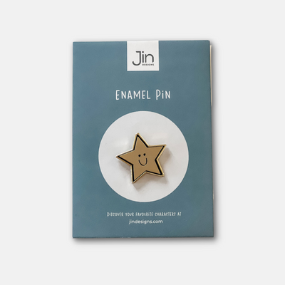 Star Pin on backing card