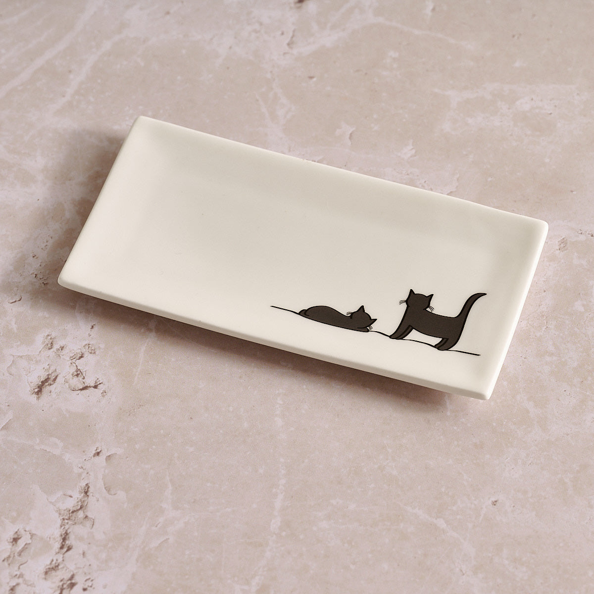 Two More Cats Together Mini Tray