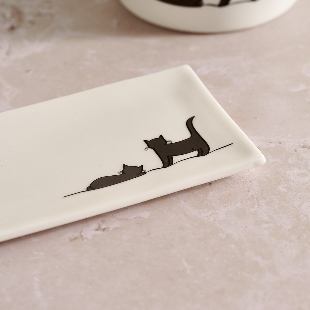 Two More Cats Together Mini Tray