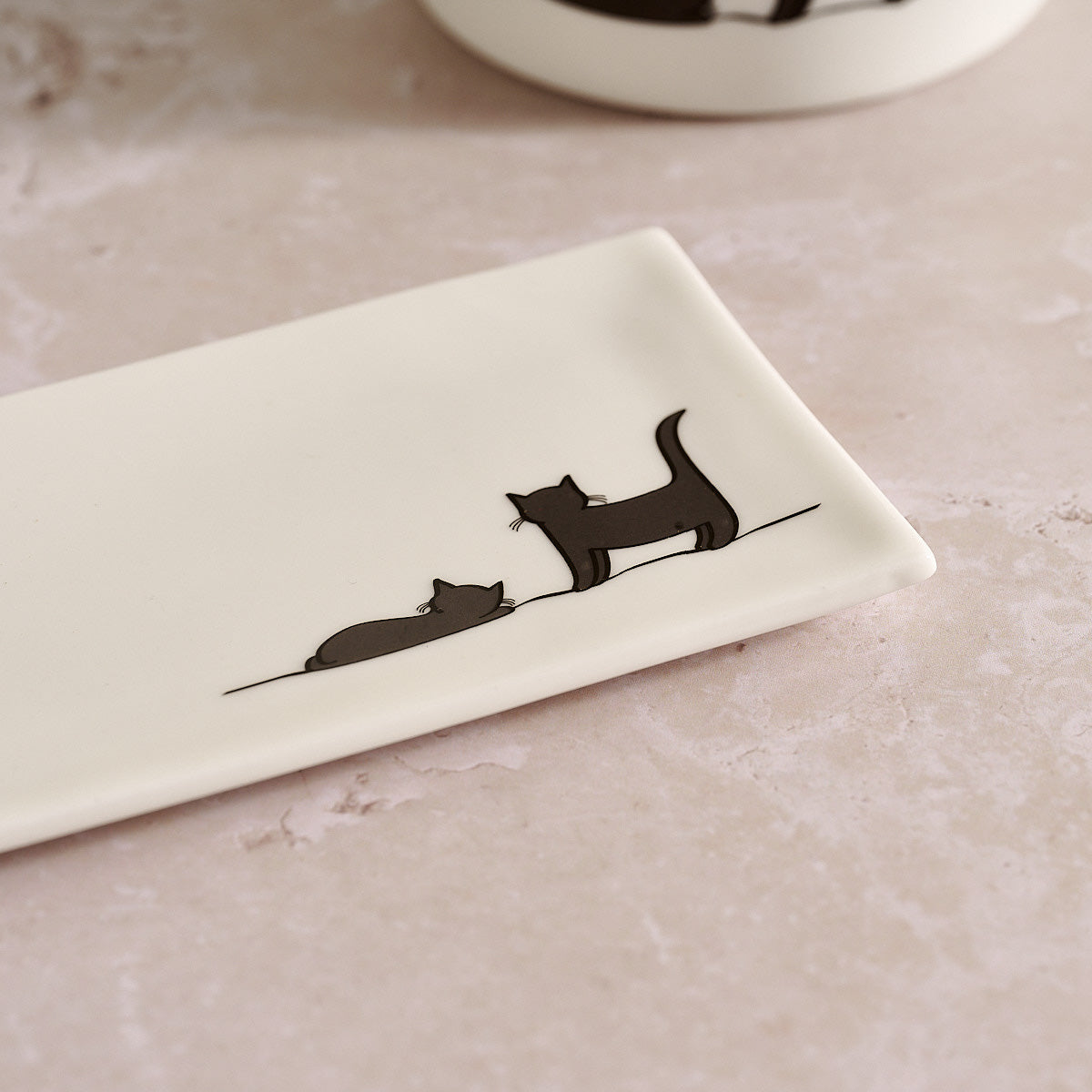 Two More Cats Together Mini Tray