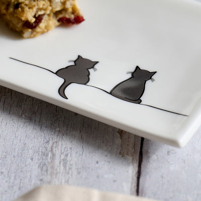 Two Cats Together close up