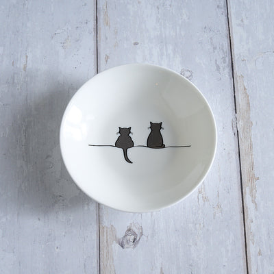 Two Cats Together Limited Edition Nibble Dish