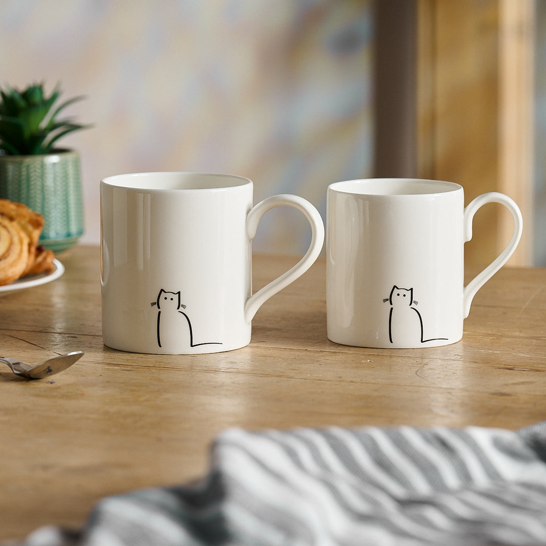 Waiting Cat Mug