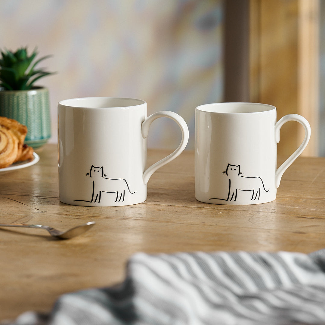 Watching Cat Mug
