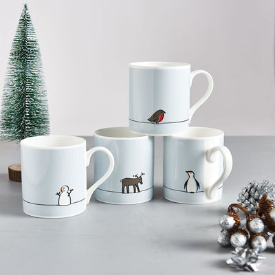 Christmas Mugs by Jin Designs
