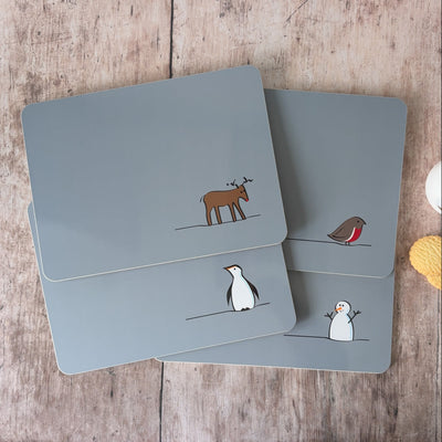 Winter Collection Placemats, Set of 4