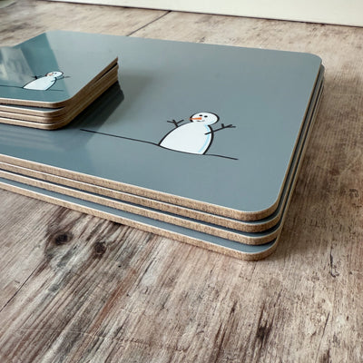Winter Placemats Stacked