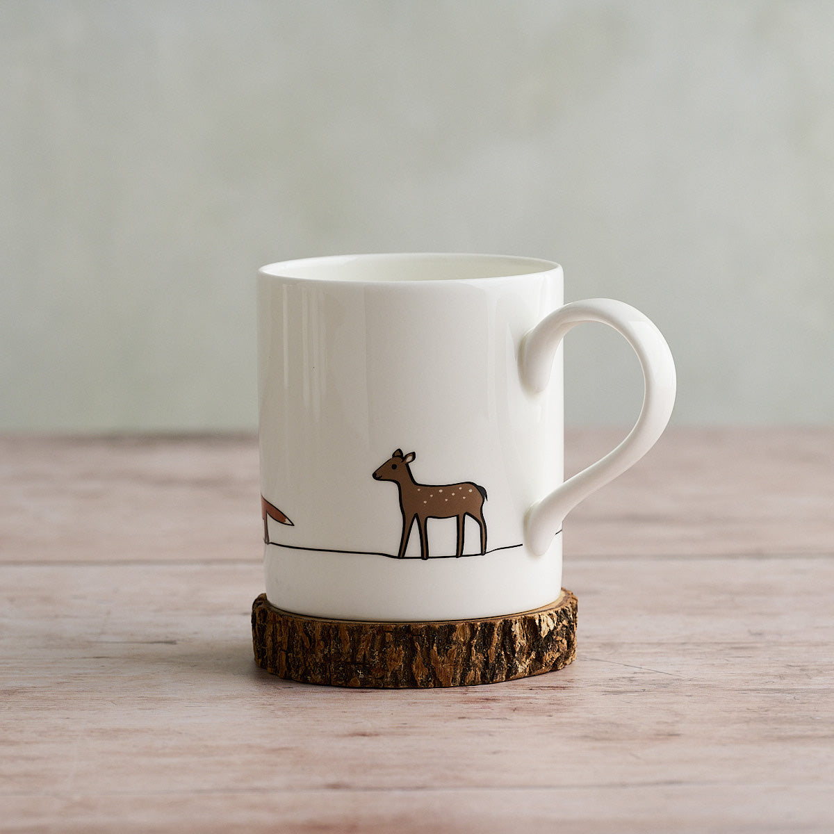 Woodland Collection Large Mug showing Deer