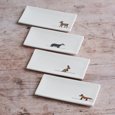 Woodland Collection Mini Trays, Set of Four
