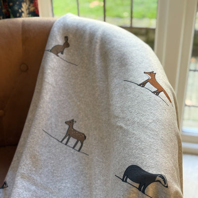 Woodland Collection Blanket close up