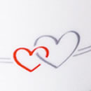 Two Hearts Mini Tray