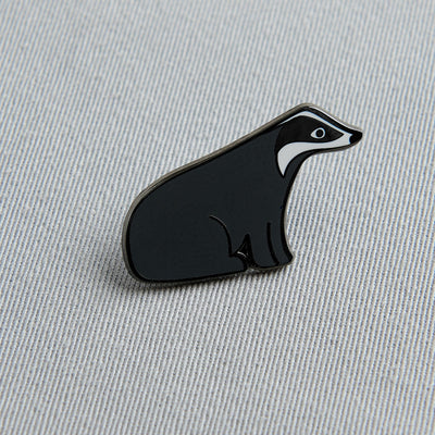 Badger Enamel Pin