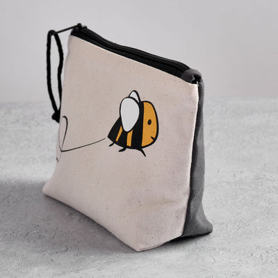 Bee Zip Bag from side