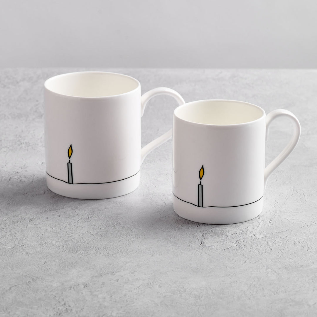 Candle Mug, Large and Standard
