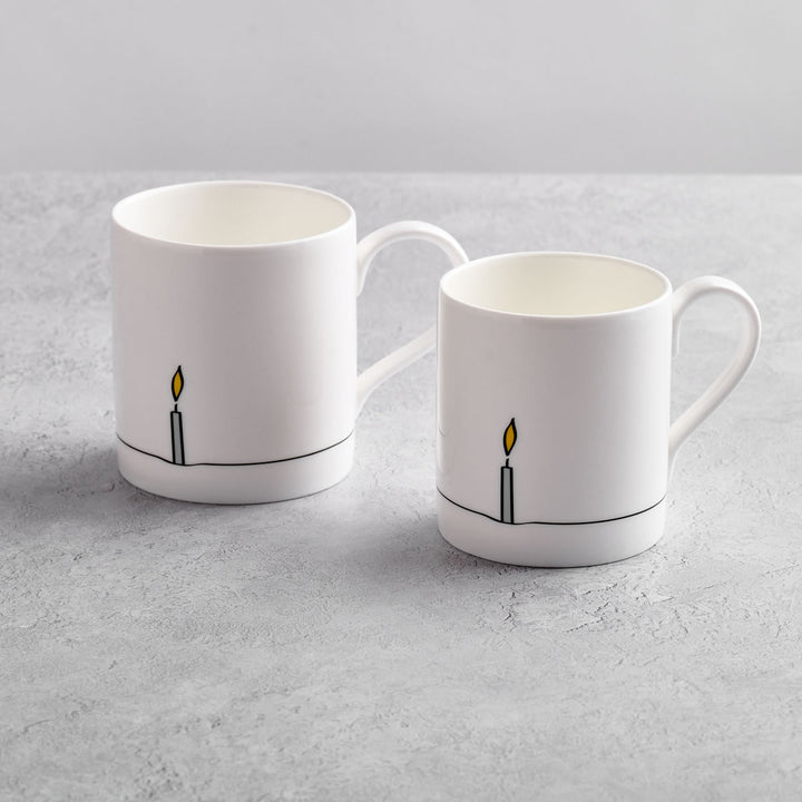 Candle Mug, Large and Standard