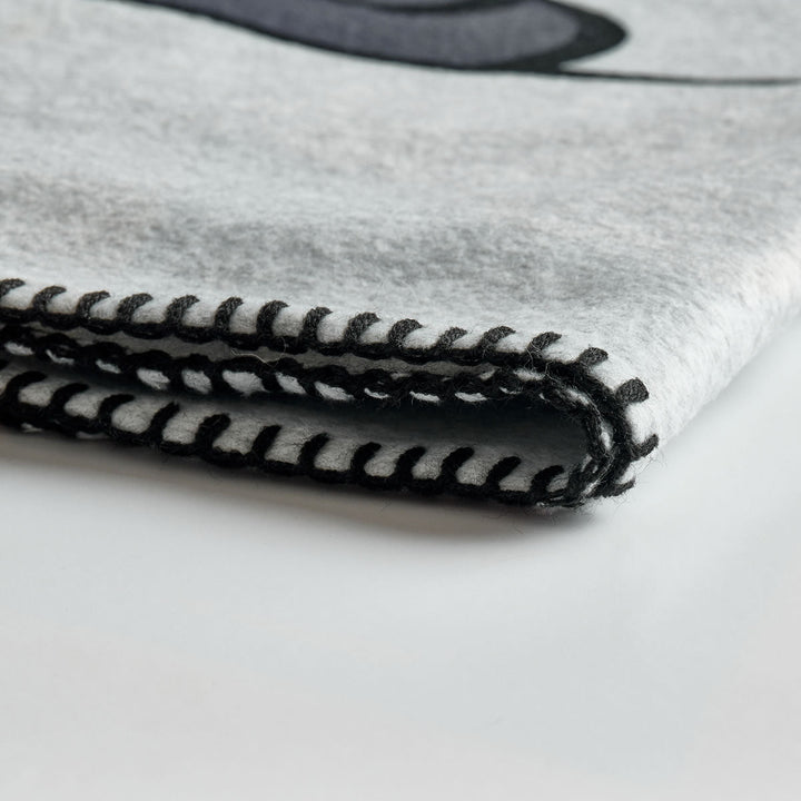 Jin Designs Blanket with stitching