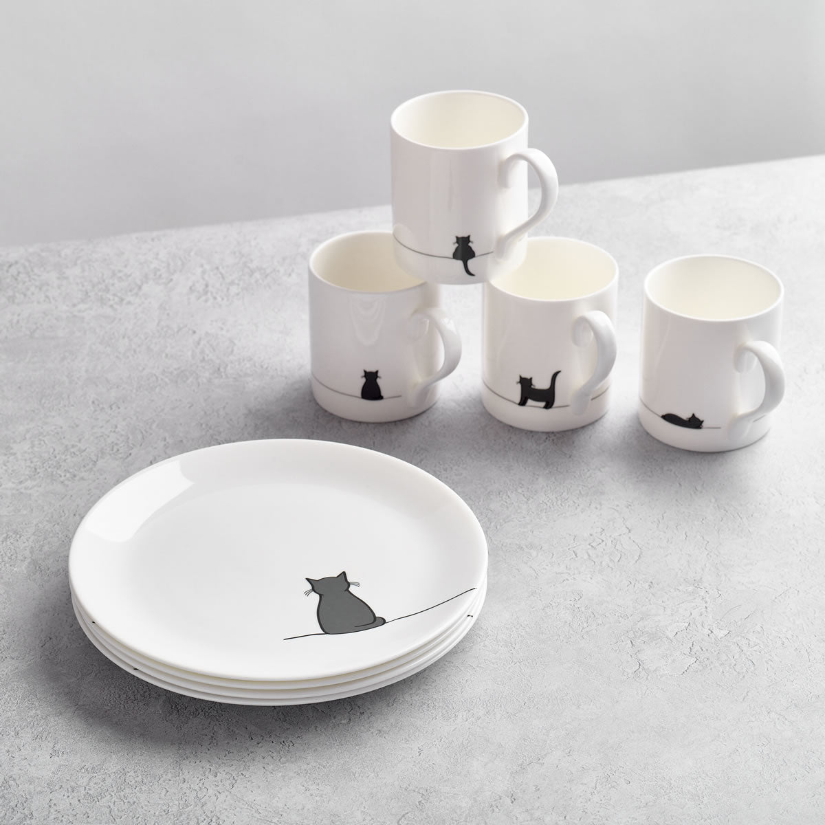 Cat Collection Tea Set by Jin Designs
