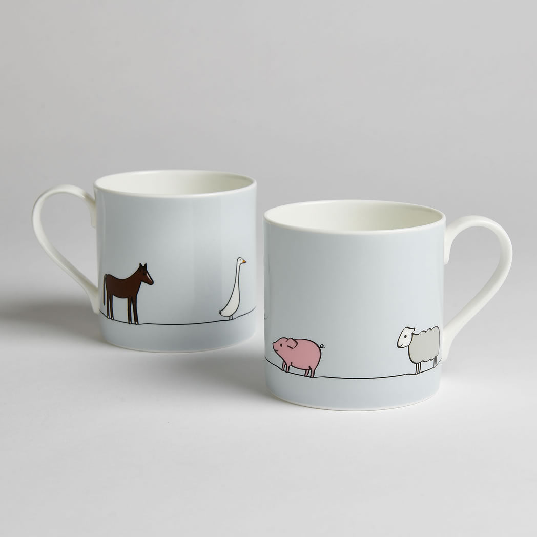 Farm Collection Large Mugs