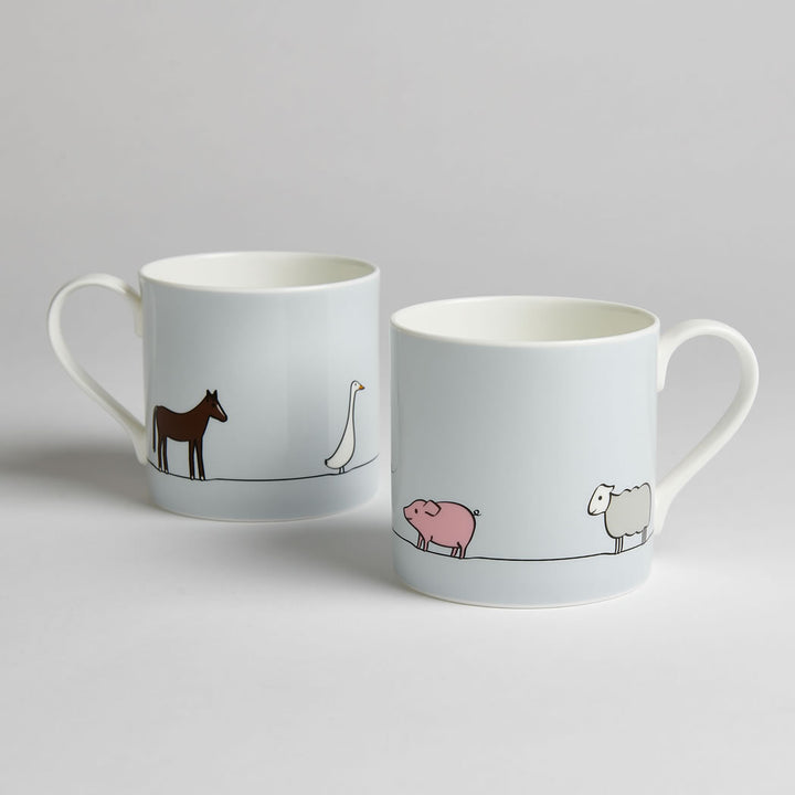 Farm Collection Large Mugs