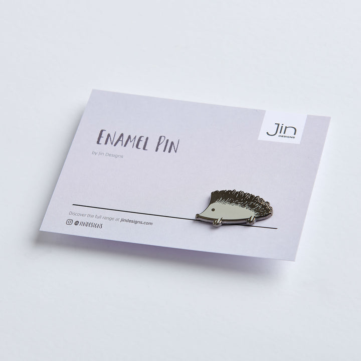 Hedgehog Enamel Pin