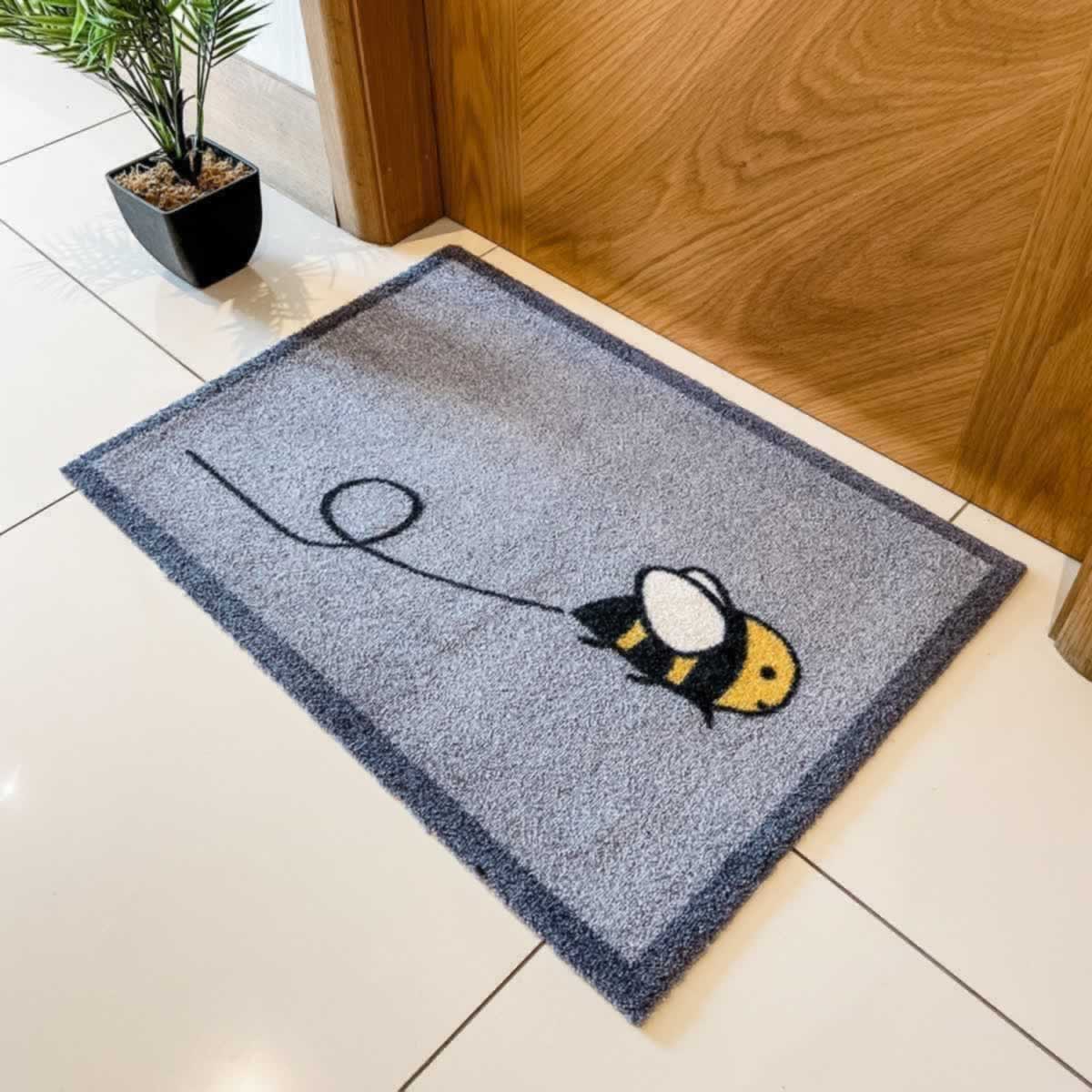 Bee Doormat in Hallway