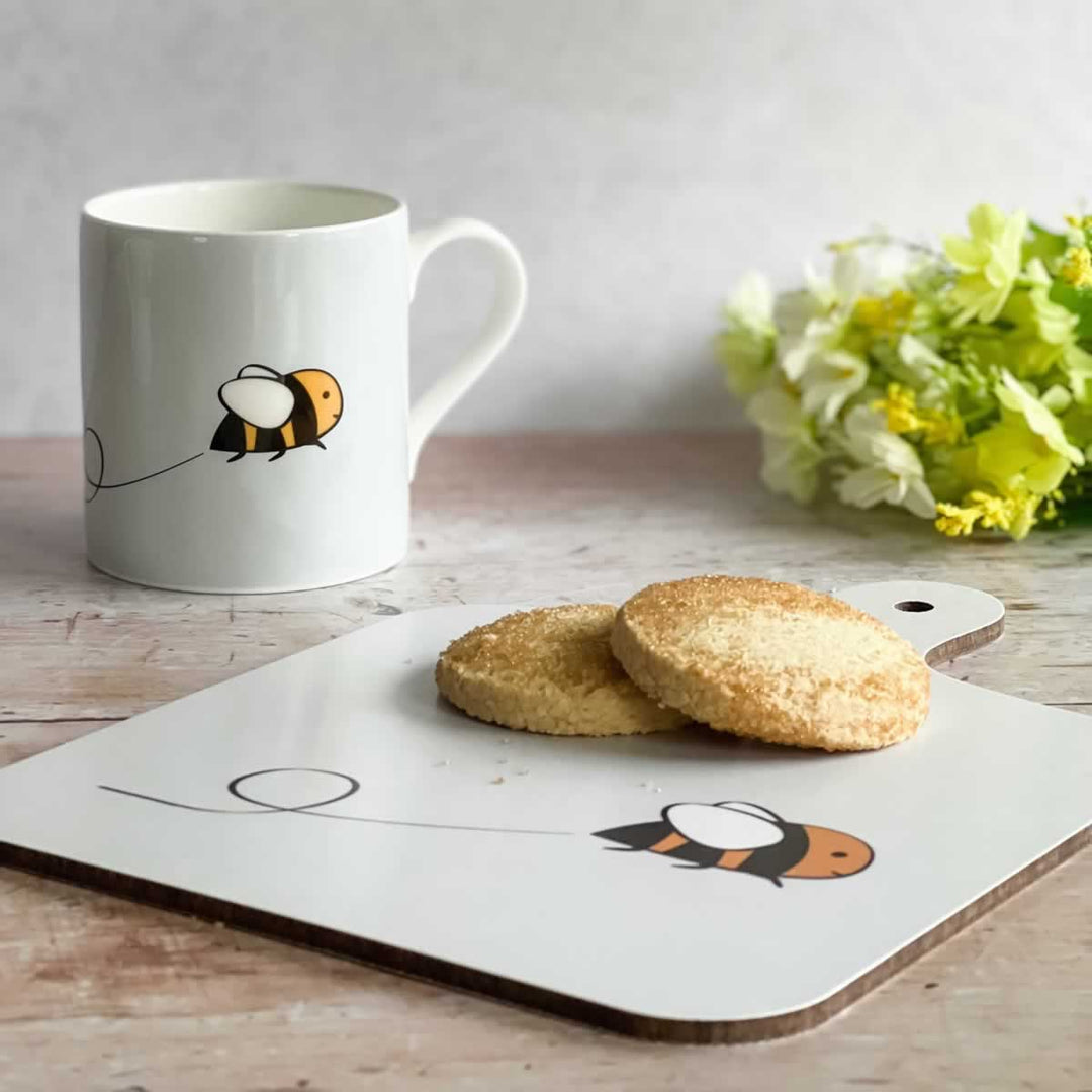 Bee Mug and Mini Chopping Board