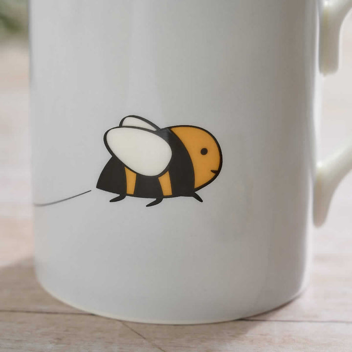 Bee Mug Close Up