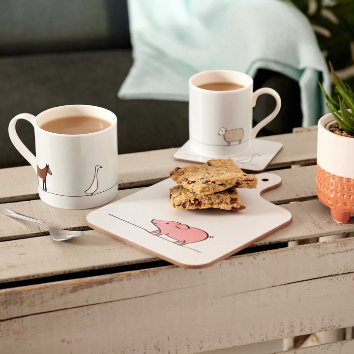 Farm Collection with Pig Mini Chopping Board
